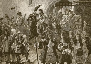 Entrada del Príncipe de Orange en Exeter después de su desembarco en Torbay, 1688
